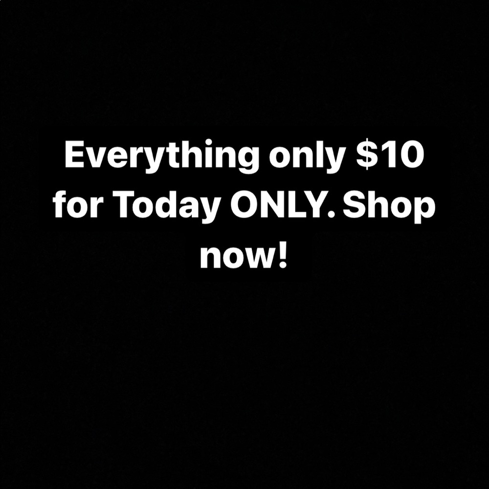 Big sale! Everything must go